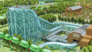 Hra RollerCoaster Tycoon 3 s modifikacemi RTX Remix