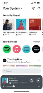 Redesignovaná aplikace pro ovládání ekosystému Sonos