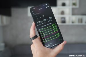 Mobilní aplikace k prstenu Ultrahuman Ring Air