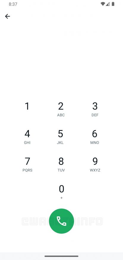 Chystaný číselník v aplikaci WhatsApp Chystaný číselník v aplikaci WhatsApp