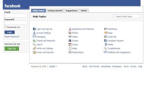 Facebook v roce 2008