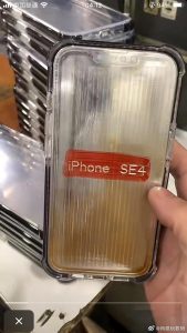 Kovová maketa těla iPhone SE 4. generace