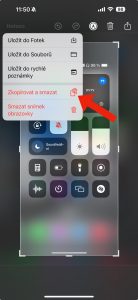 Snímek nemusíte ukládat, stačí jej zkopírovat a hned smazat
