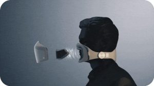 Ukázka fungování chytré masky Skyted