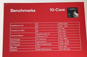 Testy čipsetu Qualcomm Snapdragon X Plus