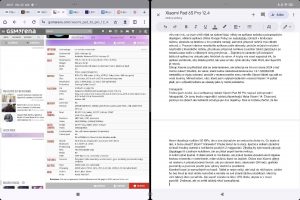 Poměr stran displeje si celkem dobře rozumí s multitaskingem