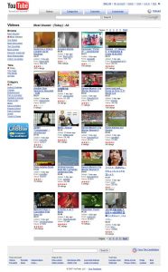 YouTube v roce 2007