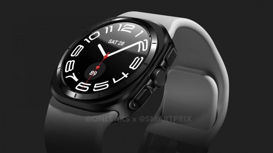 Render chytrých hodinek Samsung Galaxy Watch 7 Ultra Render chytrých hodinek Samsung Galaxy Watch 7 Ultra