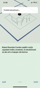 Aplikace iRobot pro ovládání robotických vysavačů Roomba