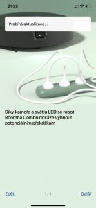 Aplikace iRobot pro ovládání robotických vysavačů Roomba