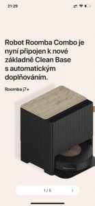 Aplikace iRobot pro ovládání robotických vysavačů Roomba