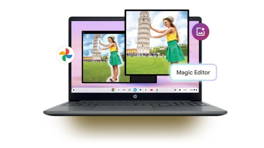 Funkce Magic Editor na Chromebooku