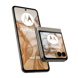 Motorola Razr 50 v béžové barvě