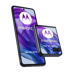 Motorola Razr 50 Ultra v modré barvě