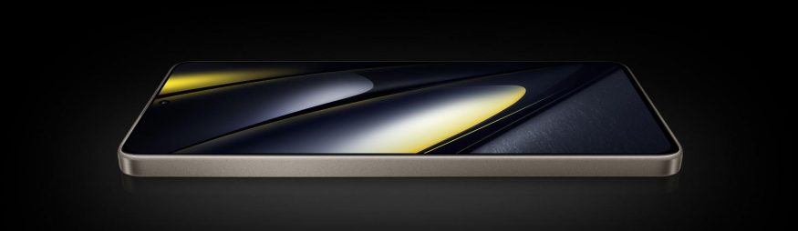 Smartphone Poco F6 v titanové barvě