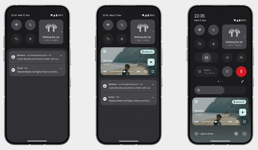 Render smartphonu Nothing se záhadným tlačítkem na boku Render smartphonu Nothing se záhadným tlačítkem na boku