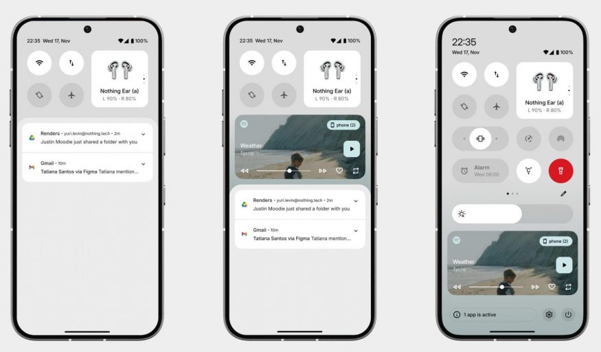 Render smartphonu Nothing se záhadným tlačítkem na boku Render smartphonu Nothing se záhadným tlačítkem na boku