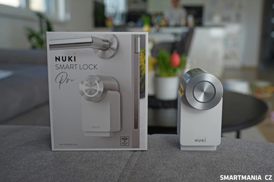 Nuki Smart Lock Pro 4. generace a prodejní balení
