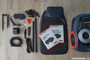 Segway Navimow i108e a obsah balení