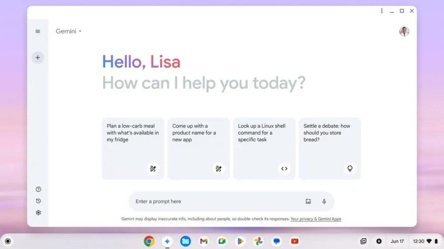 Umělá inteligence na Chromebooku