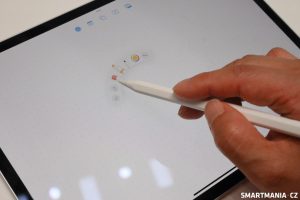 Ukázka práce stylusu Apple Pencil Pro