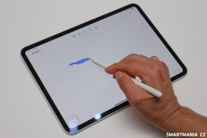 Ukázka práce stylusu Apple Pencil Pro