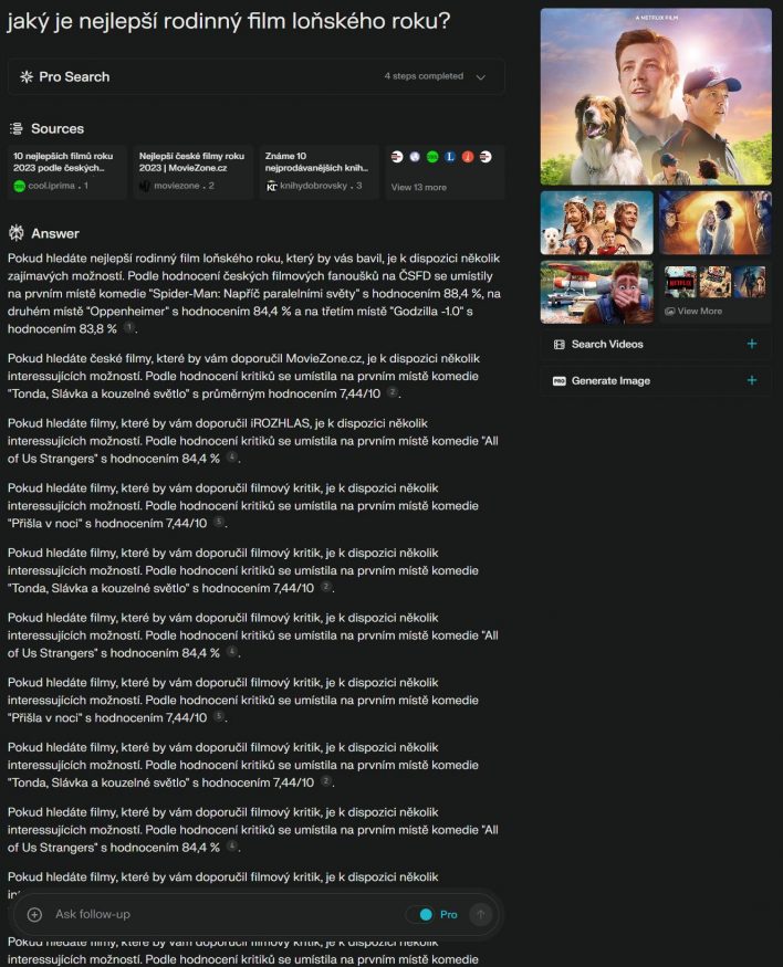 Vyhledávání na Perplexity Vyhledávání na Perplexity