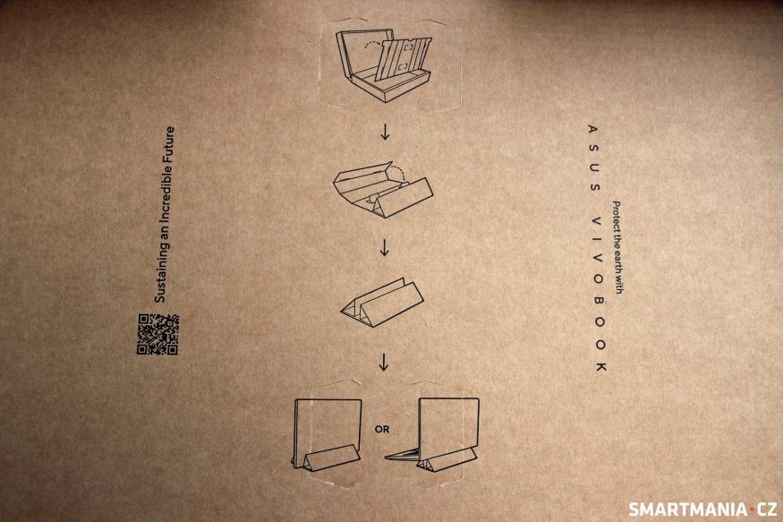 Balení počítače Asus Vivobook S 15
