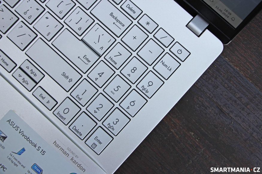 Klávesnice počítače Asus Vivobook S 15