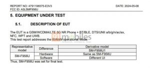 Certifikace FCC pro smartphone Galaxy Z Fold 6