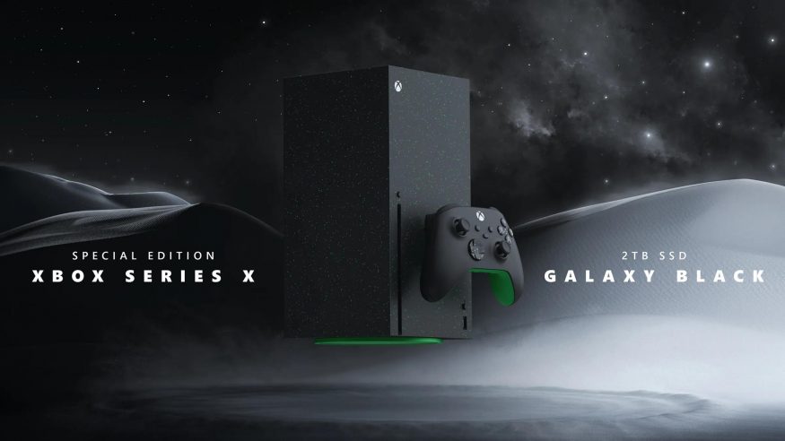 Speciální edice Galaxy Black konzole Xbox Series X