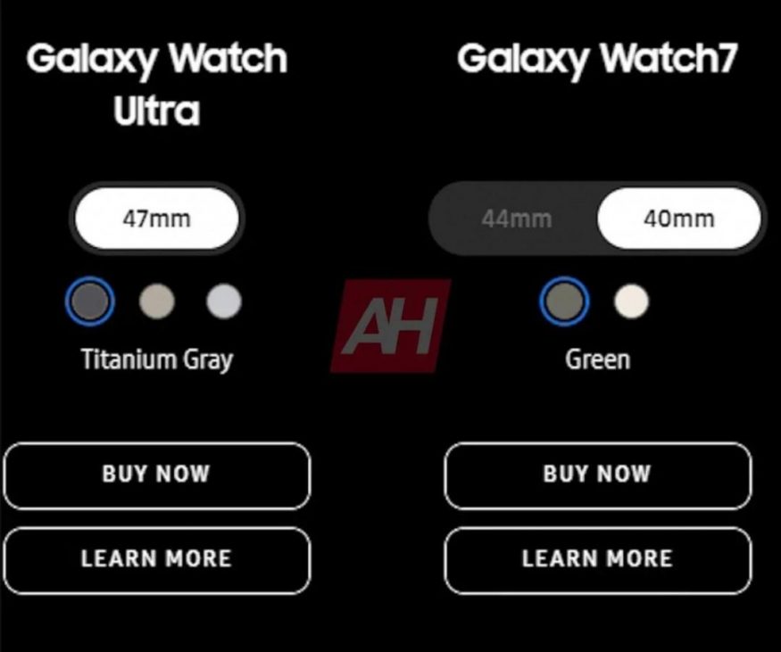 Parametry hodinek Galaxy Watch 7 a Ultra