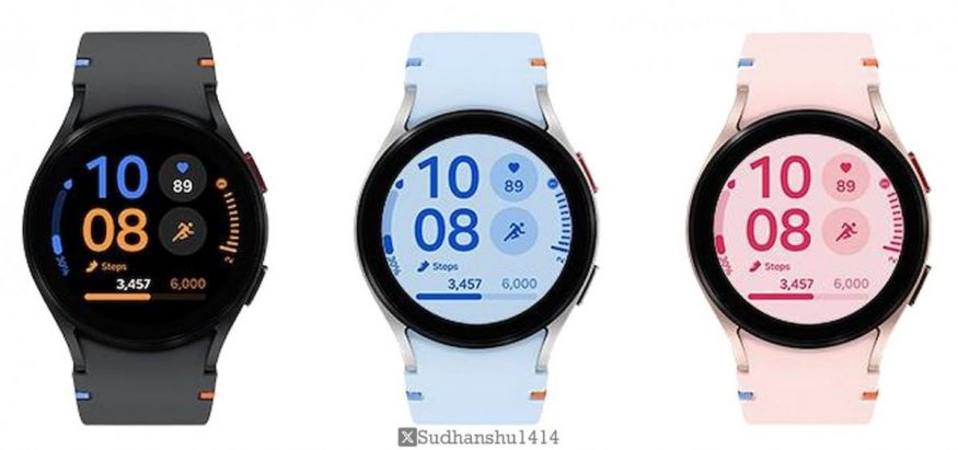 Chytré hodinky Galaxy Watch FE ve třech barvách