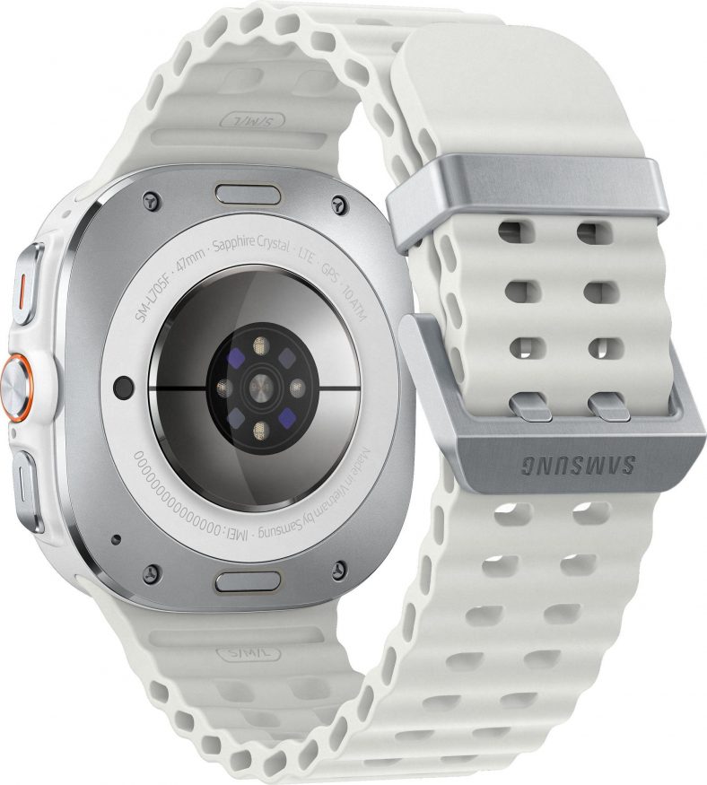 Galaxy Watch Ultra ve stříbrné barvě