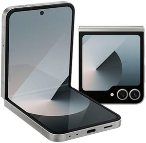 Render ohebného telefonu Samsung Galaxy Flip 6