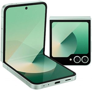 Render ohebného telefonu Samsung Galaxy Flip 6