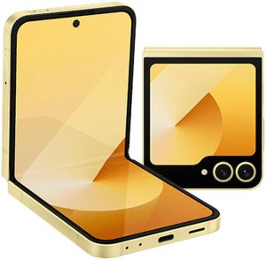 Render ohebného telefonu Samsung Galaxy Flip 6