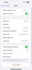 Informace o eSIM společnosti DENT