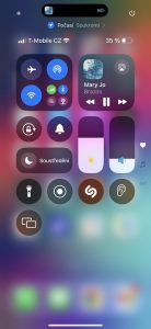Ovládací centrum v iOS 18