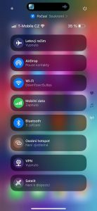 Předělané ovládací centrum v iOS 18