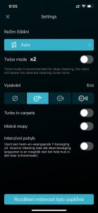 Mobilní aplikace pro vysavač Cecotec