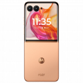 Smartphone Motorola Razr Ultra 50 v oranžové barvě