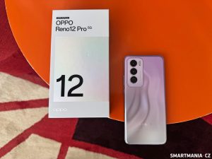 Oppo Reno 12 Pro a prodejní balení (bouhužel bez nabíječky)