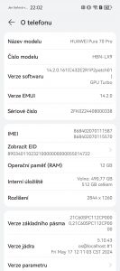 EMUI 14.2 je postavené teprve na Androidu 12