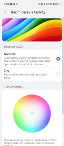Barevné podání OLED panelu lze doladit