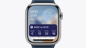 Widgety se ve watchOS 11 samy seskupují do chytrých skupin