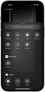 Nové funkce akčního tlačítka v iOS 18