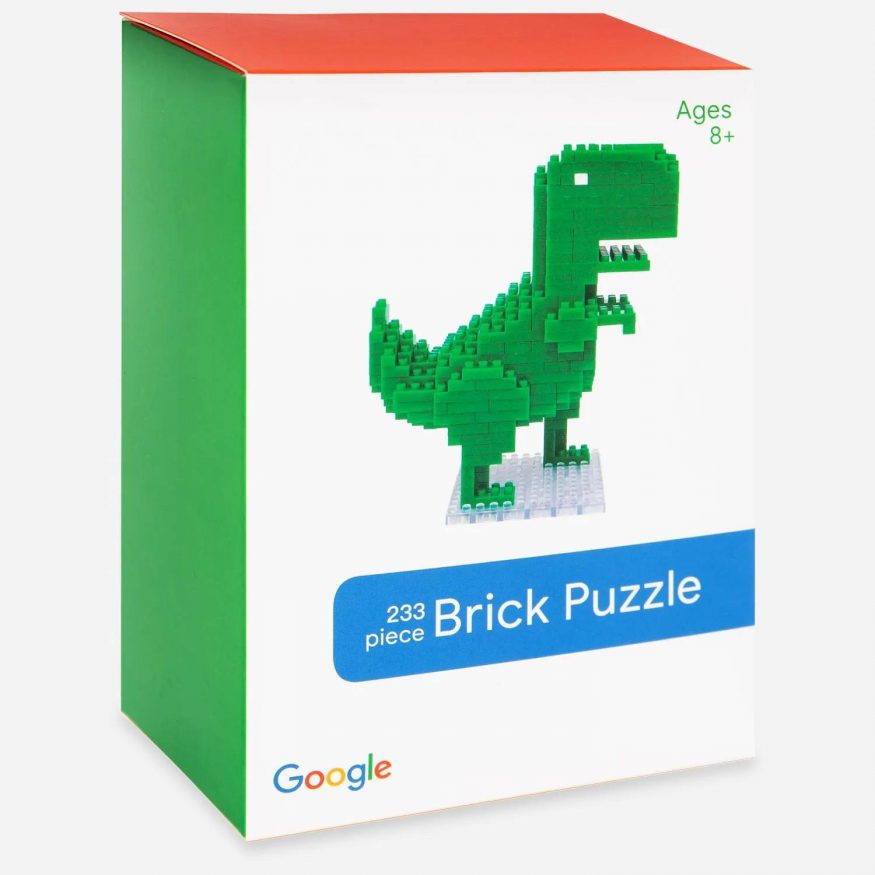 Krabice se stavebnicí Chrome Dino z Lega