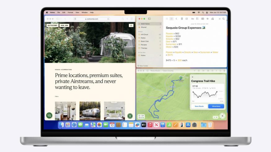 macOS15 sequoia zarovnání