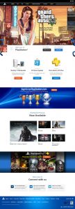 Webové stránky PlayStationu v roce 2014